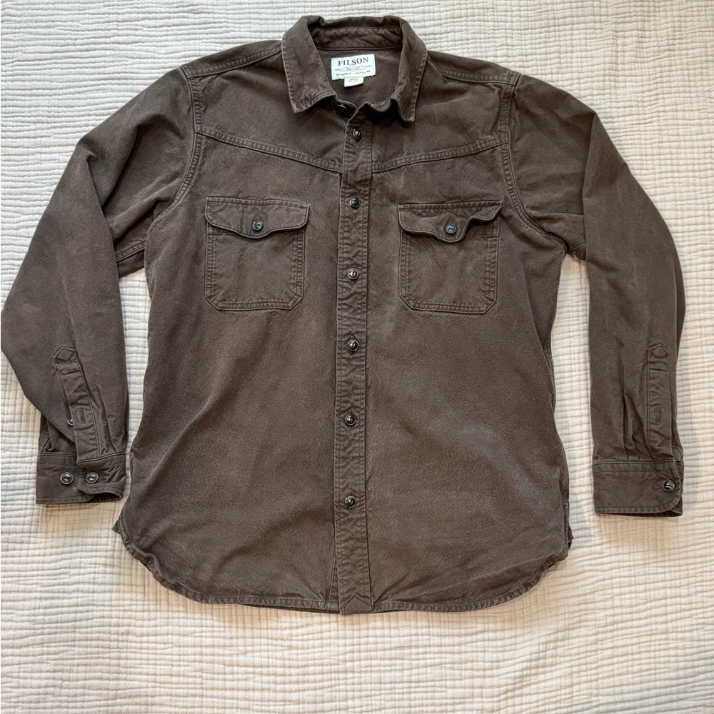 Filson Men's Dark Brown Casual Shirt